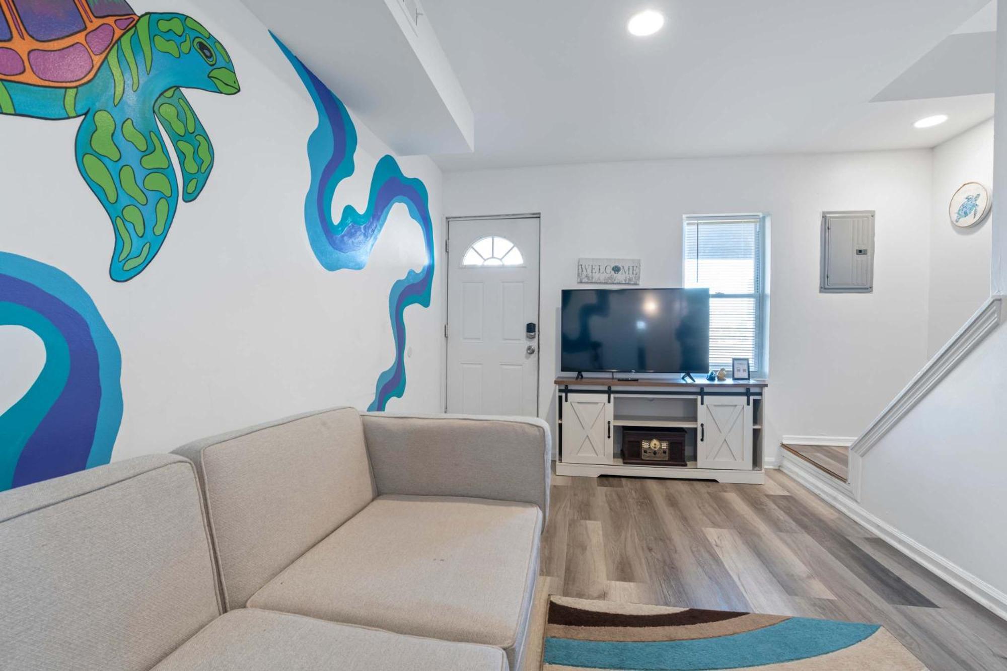 Arcade Nook & New Sea Turtle Mural- 3Br Atlantic City Esterno foto